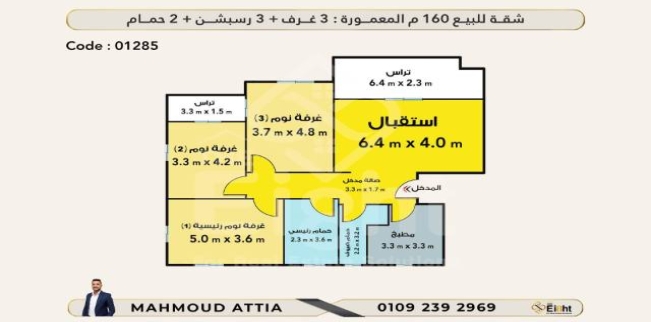 Apartment For Sale In Al Mamurah - Qism El-Montaza - Alexandria