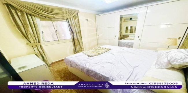 شقة للبيع فى سموحة - قسم سيدى جابر - الإسكندرية