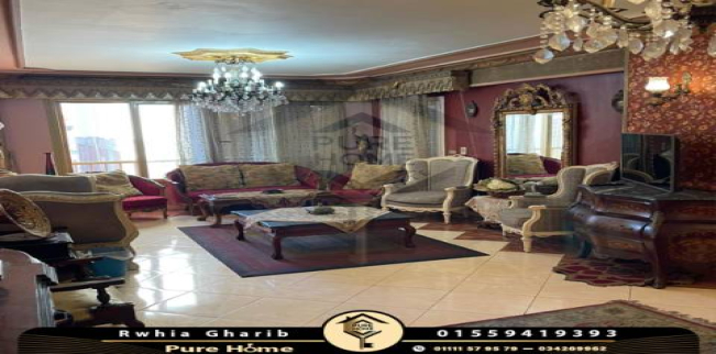 شقة للإيجار فى رشدي - قسم سيدى جابر - الإسكندرية