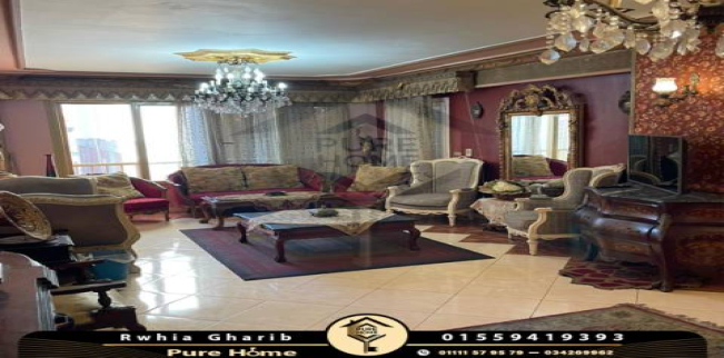شقة للإيجار فى رشدي - قسم سيدى جابر - الإسكندرية