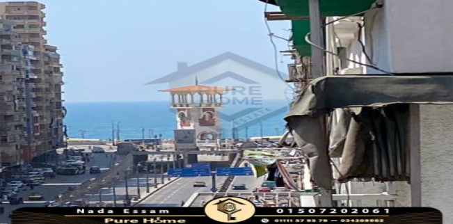 شقة للبيع فى ميامي - قسم المنتزه - الإسكندرية