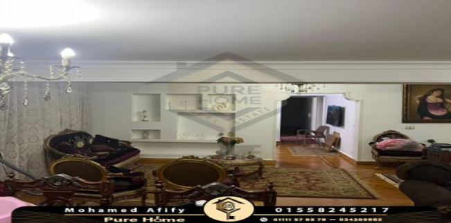 شقة للبيع فى رشدي - قسم سيدى جابر - الإسكندرية