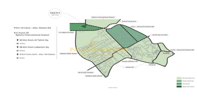 شقة للبيع فى مدينة الشيخ زايد - الجيزة