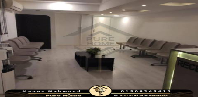 مكتب للإيجار فى جناكليس - قسم الرمل - الإسكندرية