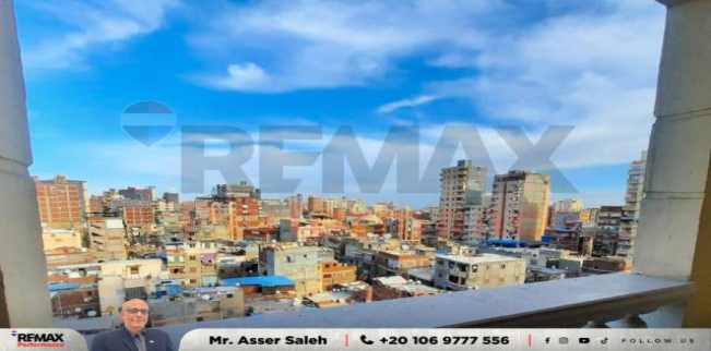 شقة للبيع فى الحضرة - قسم باب شرقي - الإسكندرية