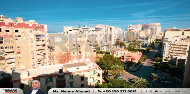 شقة للإيجار فى جليم - قسم الرمل - الإسكندرية